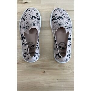 Mini Melissa Pink/Black shoes Minnie & Mickey Mouse - Size 5